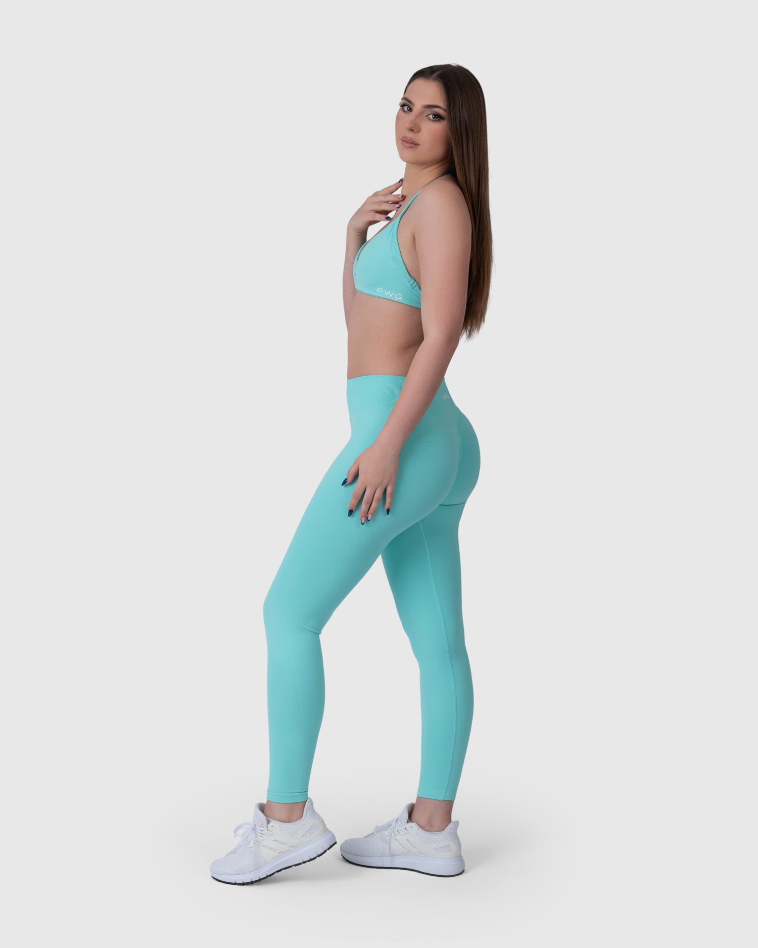 Form Sculpting Leggings - Aqua