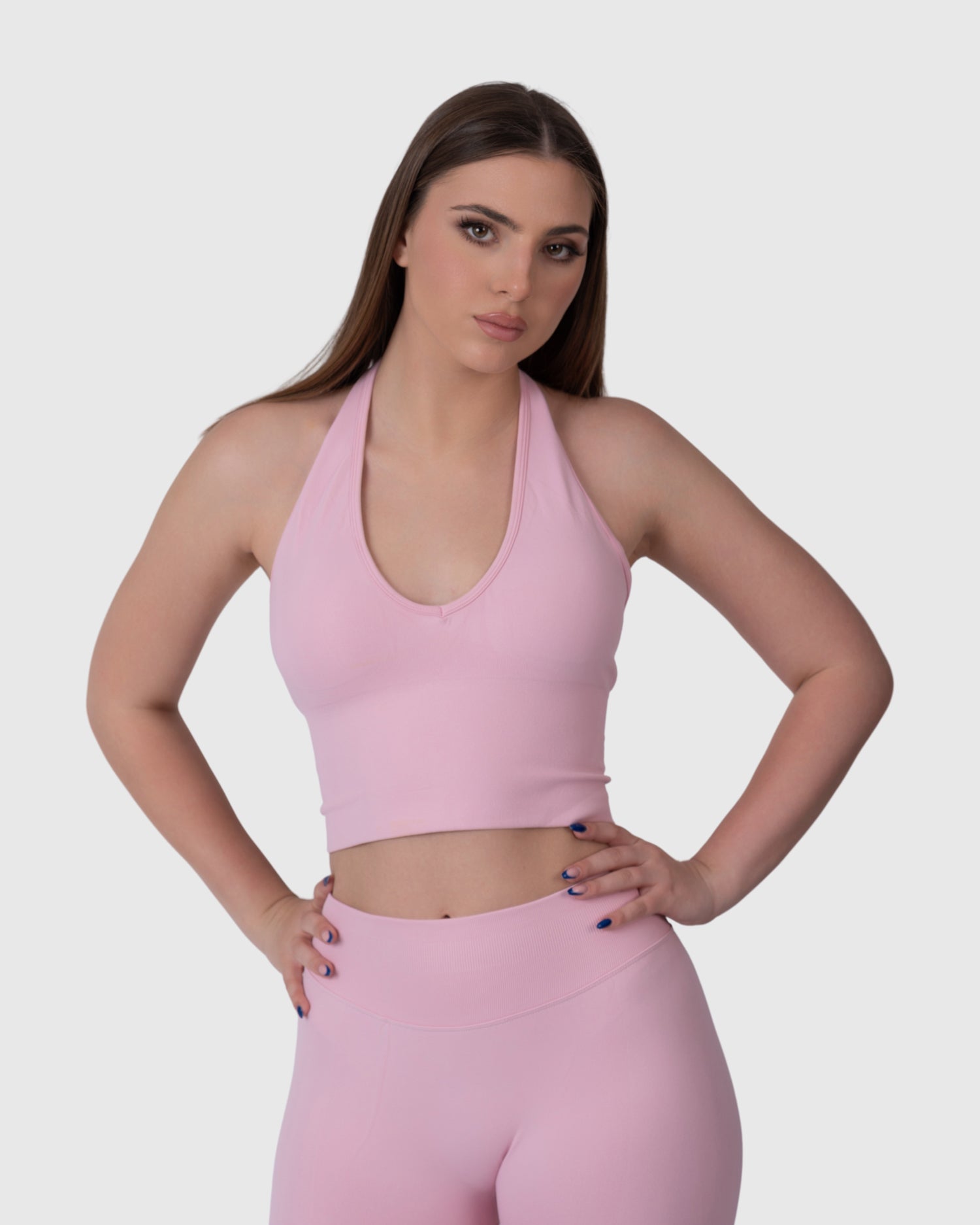 Form Halter Top - Pink