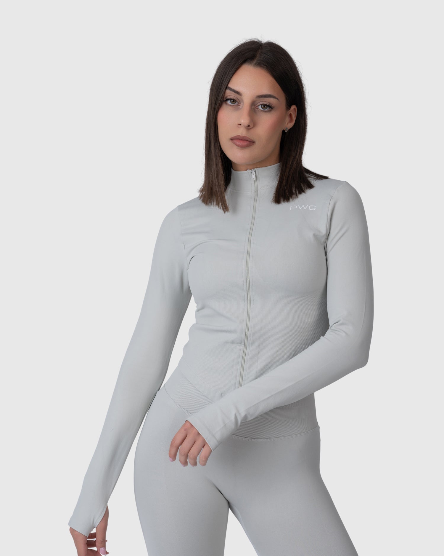 Form Zip Jacket - Light Grey