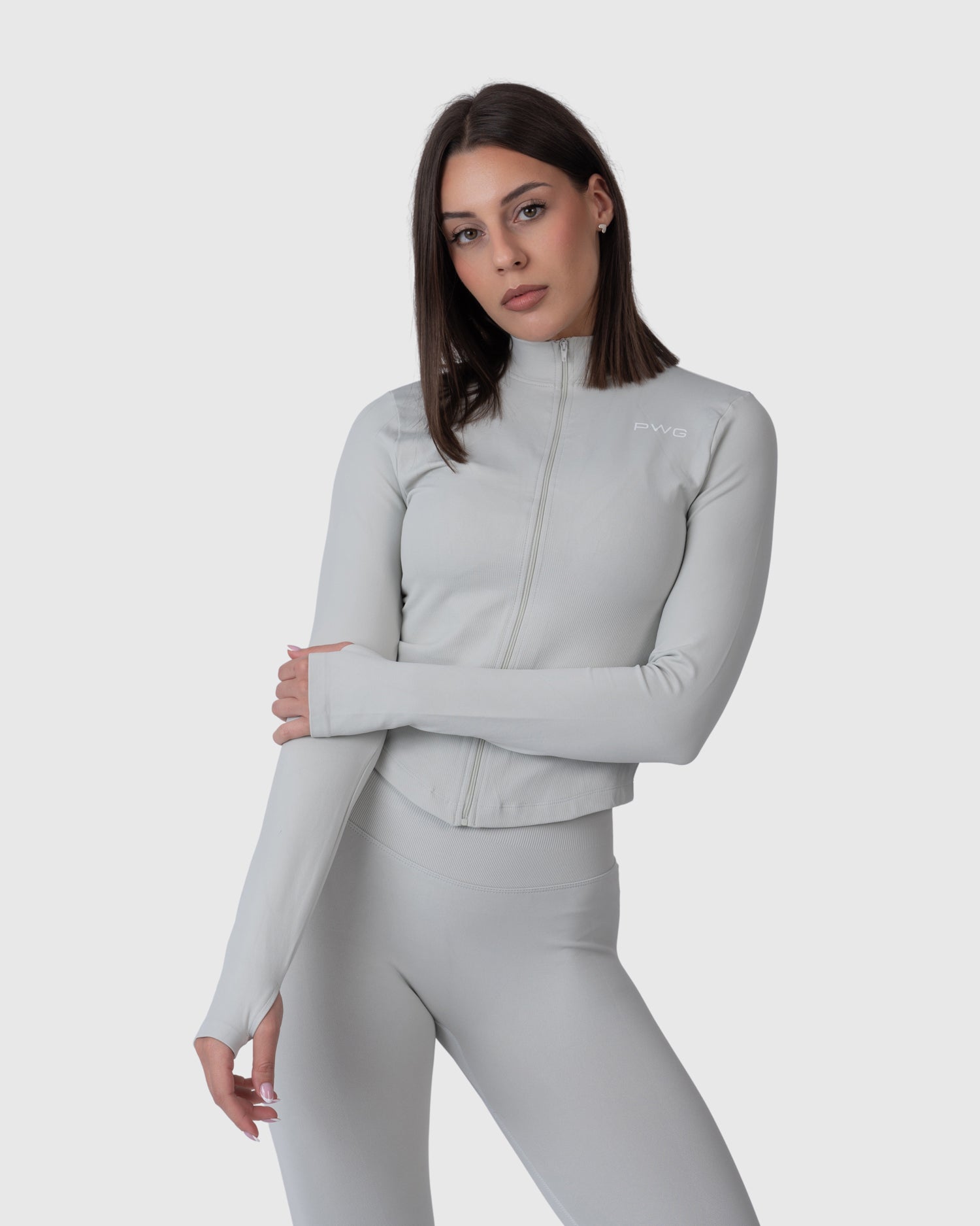 Form Zip Jacket - Light Grey