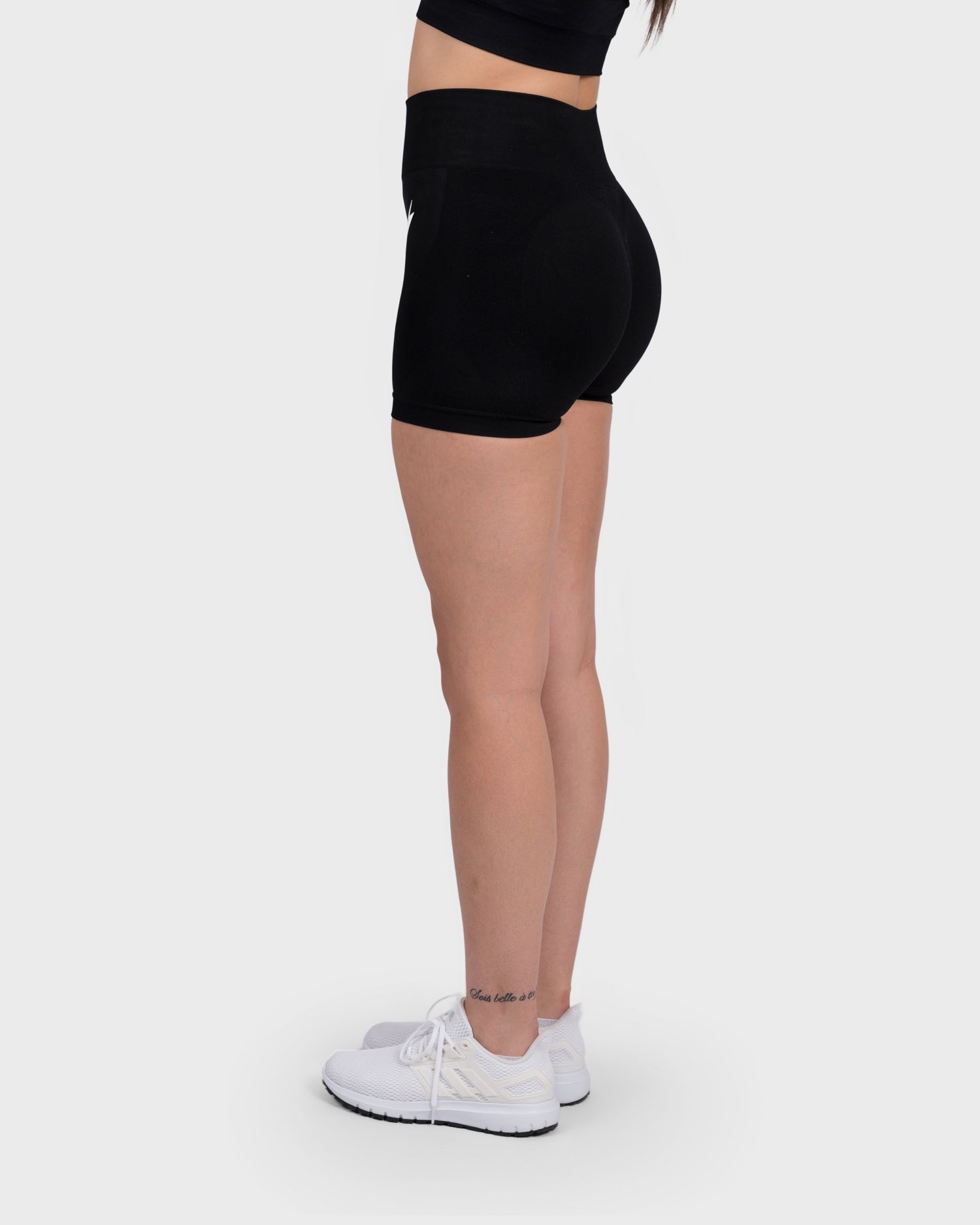 FlexActive High Waist Shorts - Black View 4