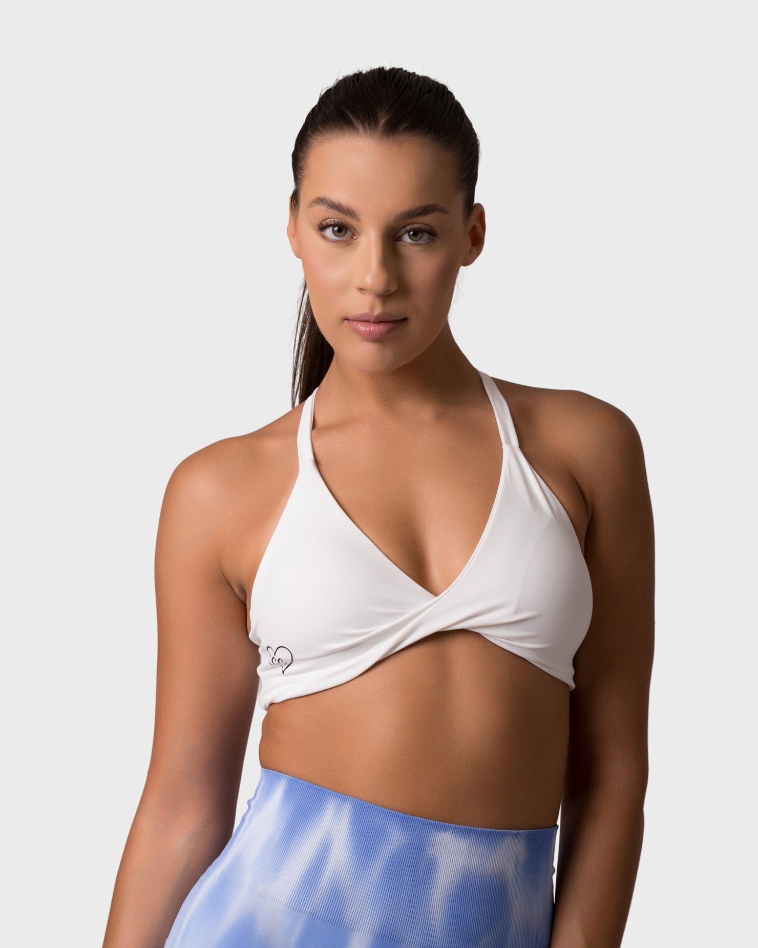 PWG x CC Knitted Sports Bra - White