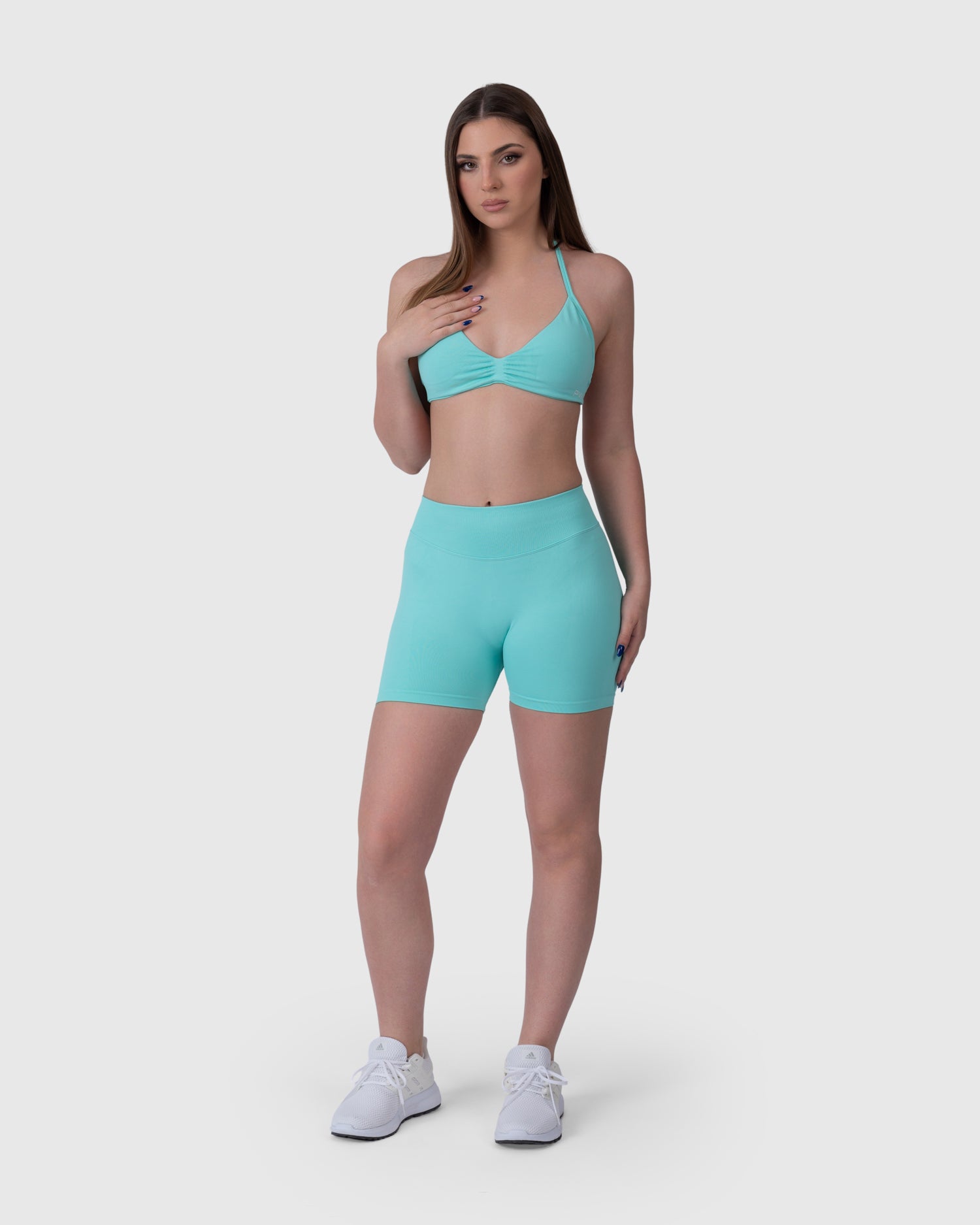 Form Sculpting Shorts - Aqua