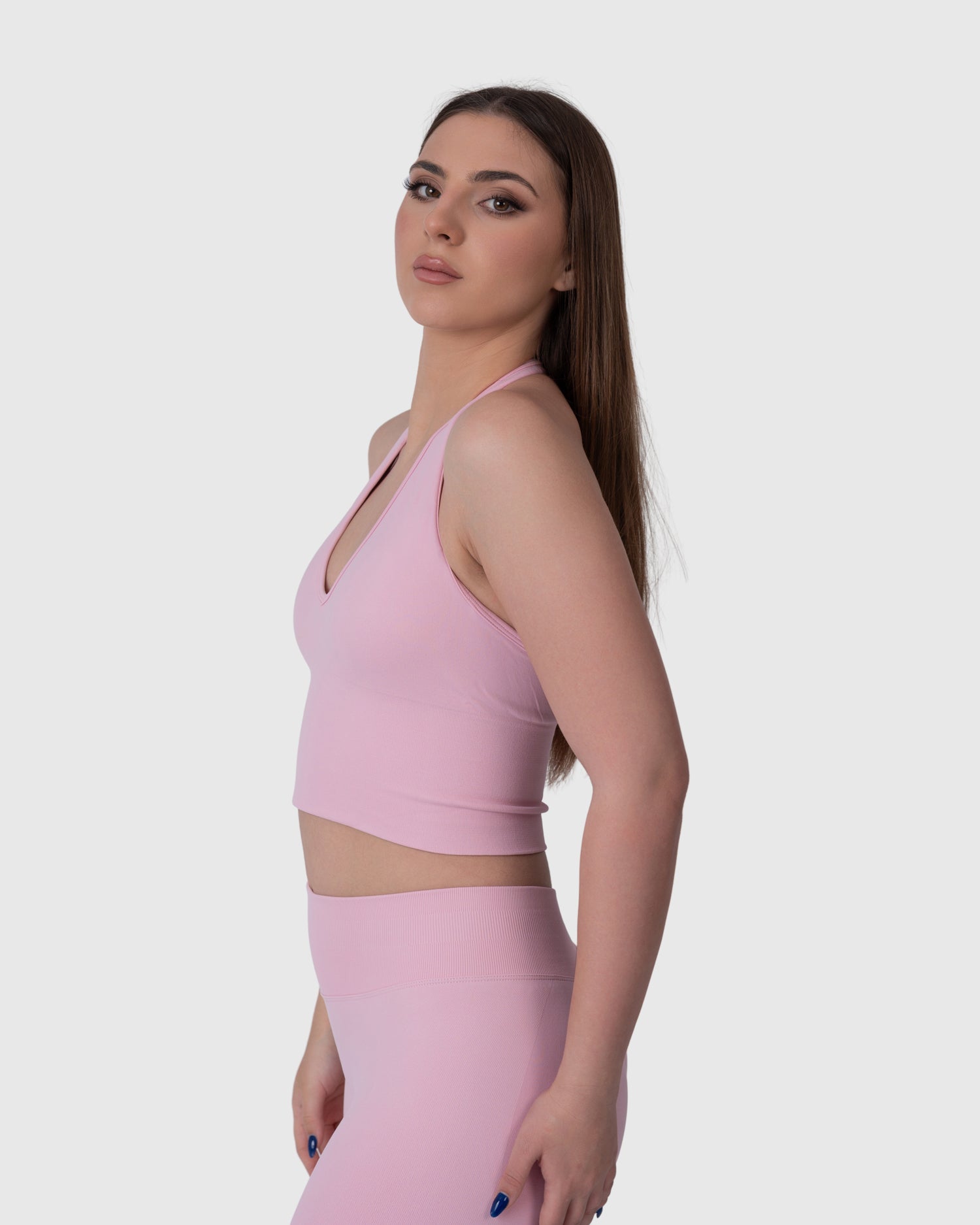 Form Halter Top - Pink