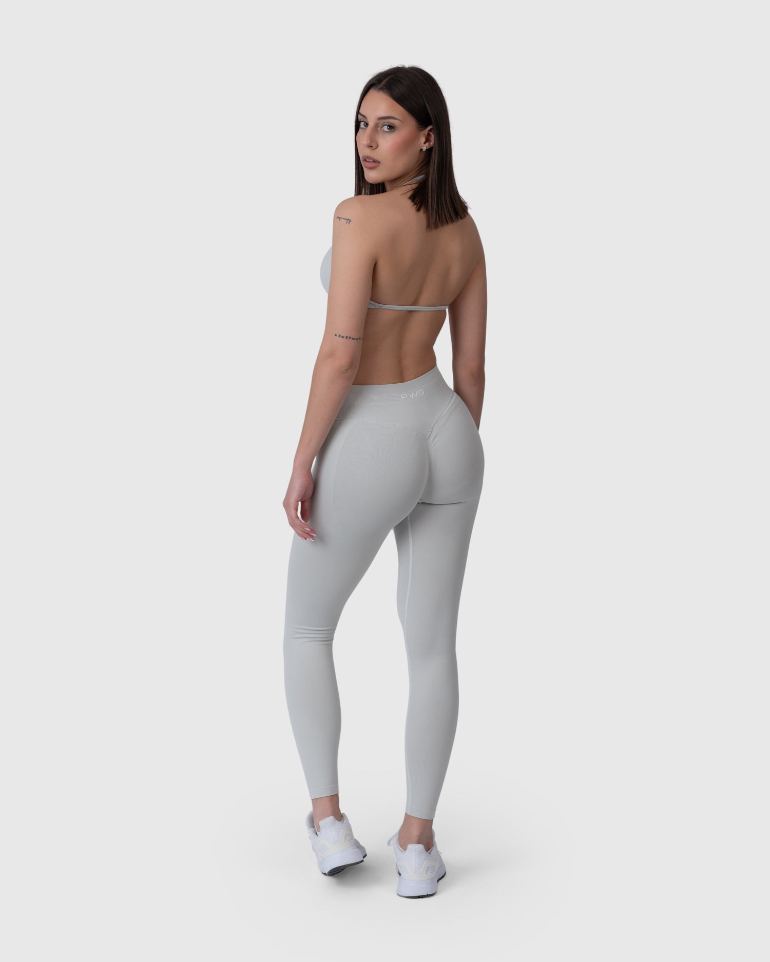 Form Sculpting Leggings - Light Grey