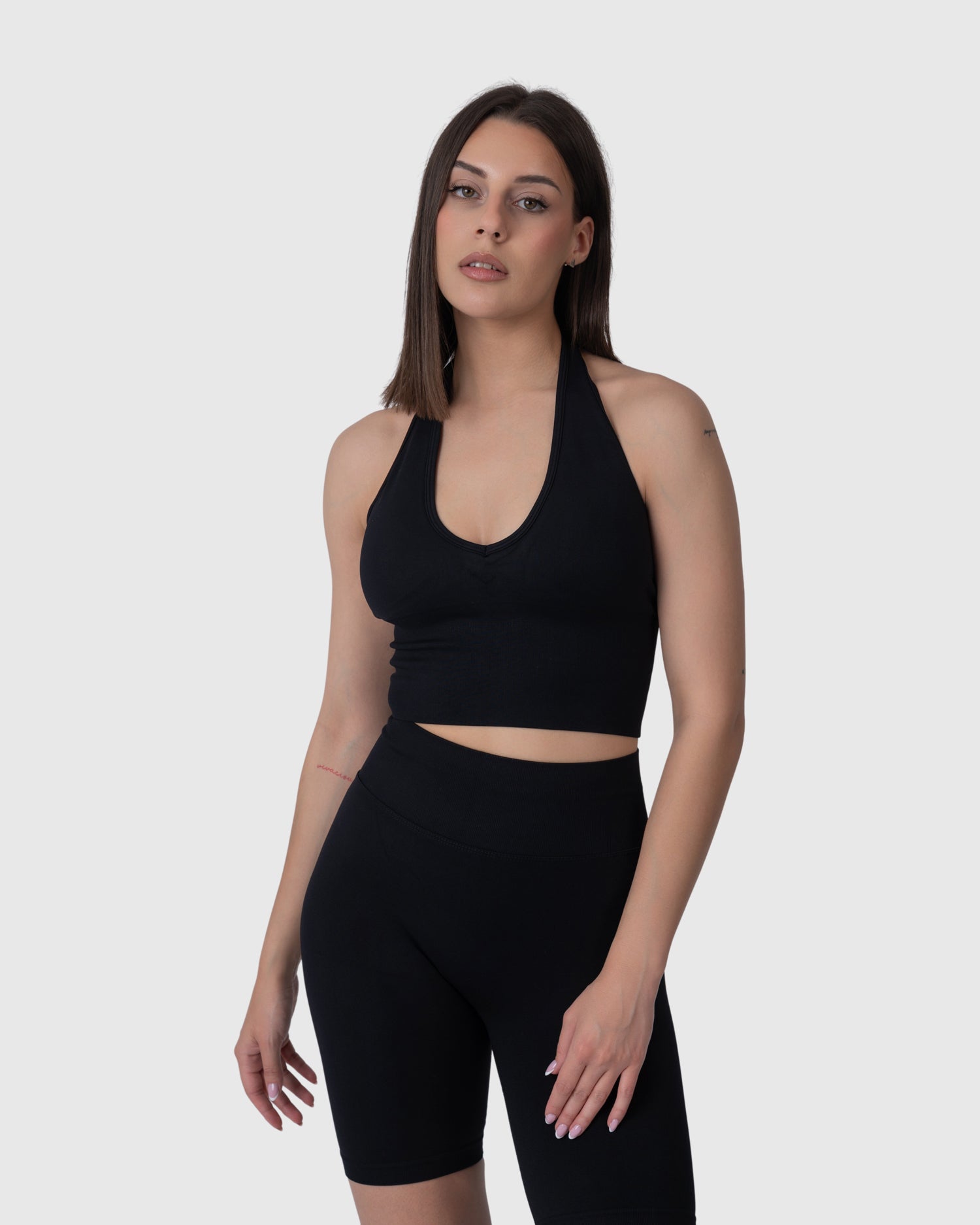 Form Halter Top - Black