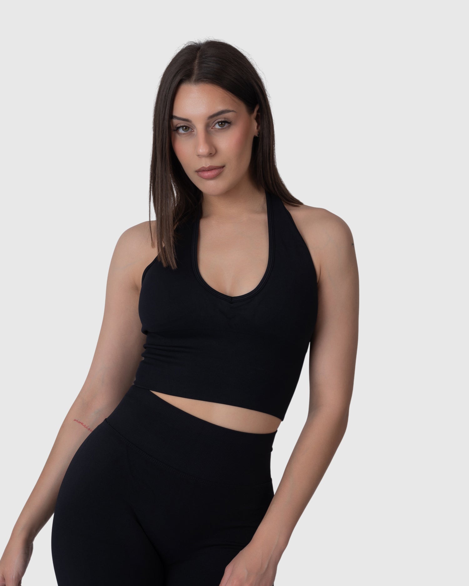 Form Halter Top - Black