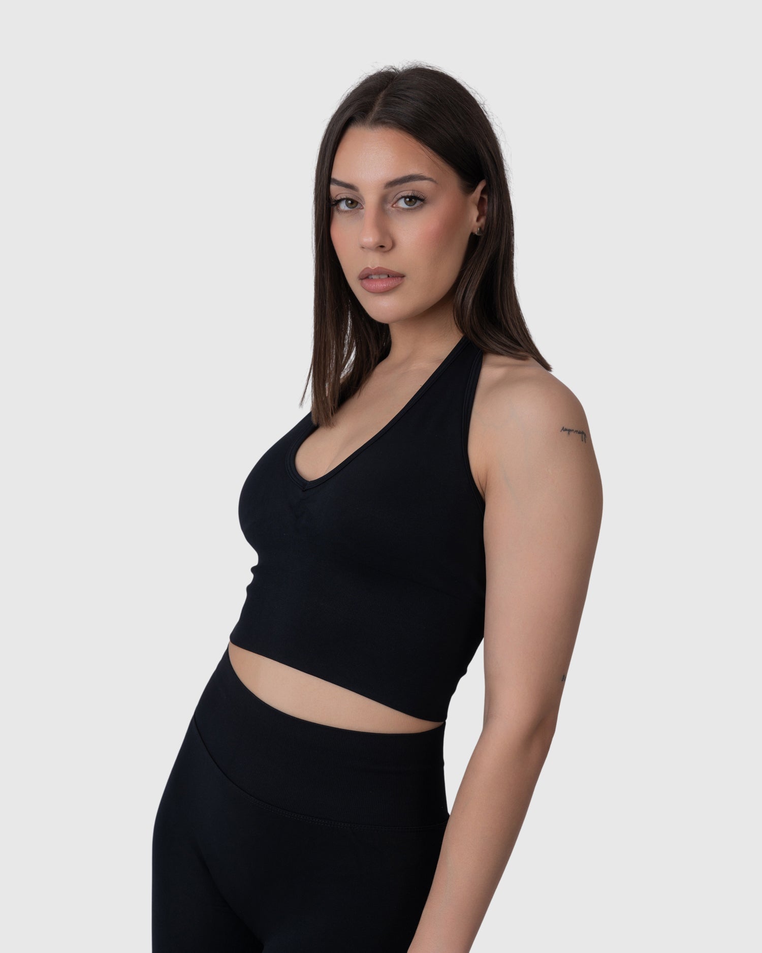 Form Halter Top - Black