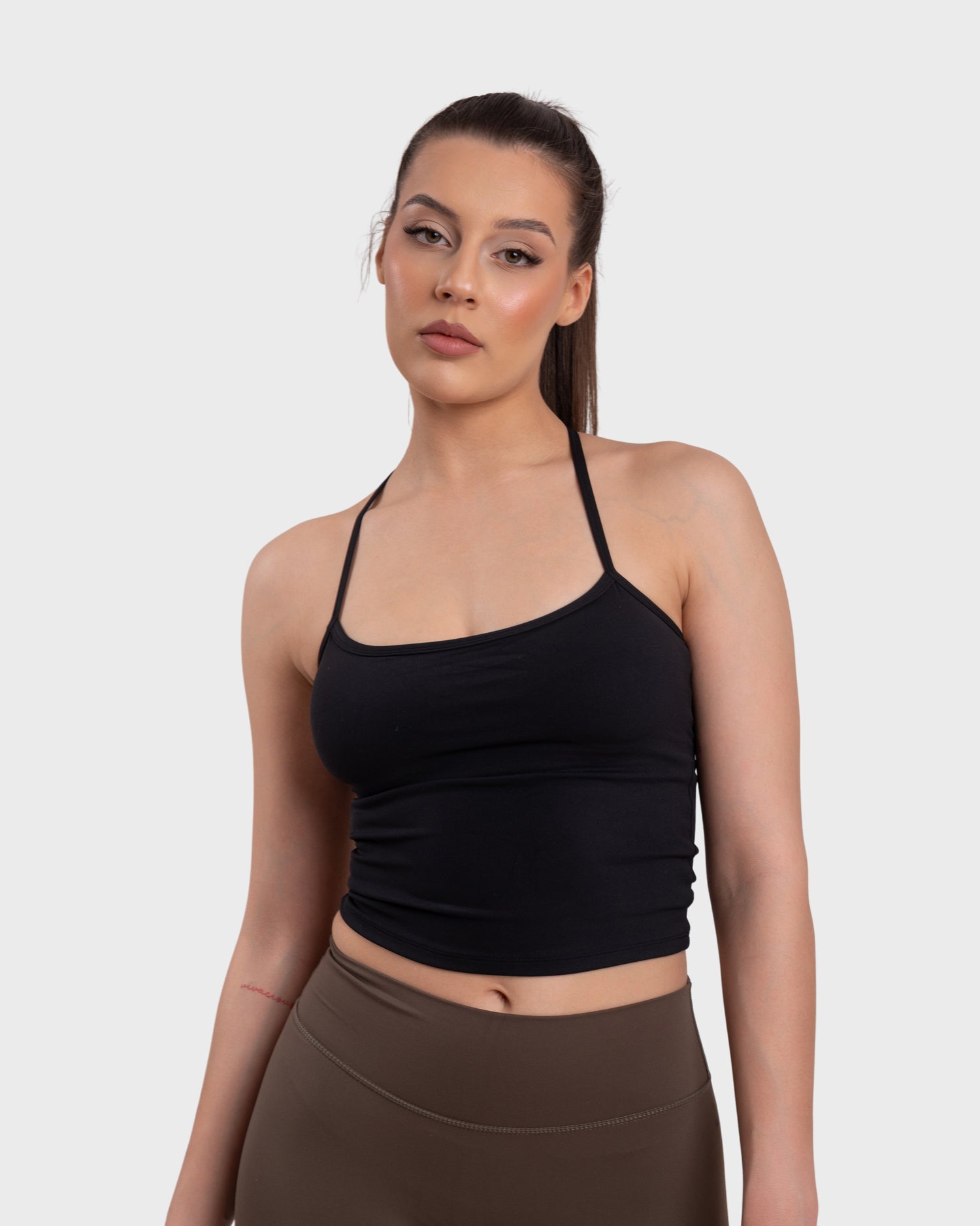 Core Halter Top - Black