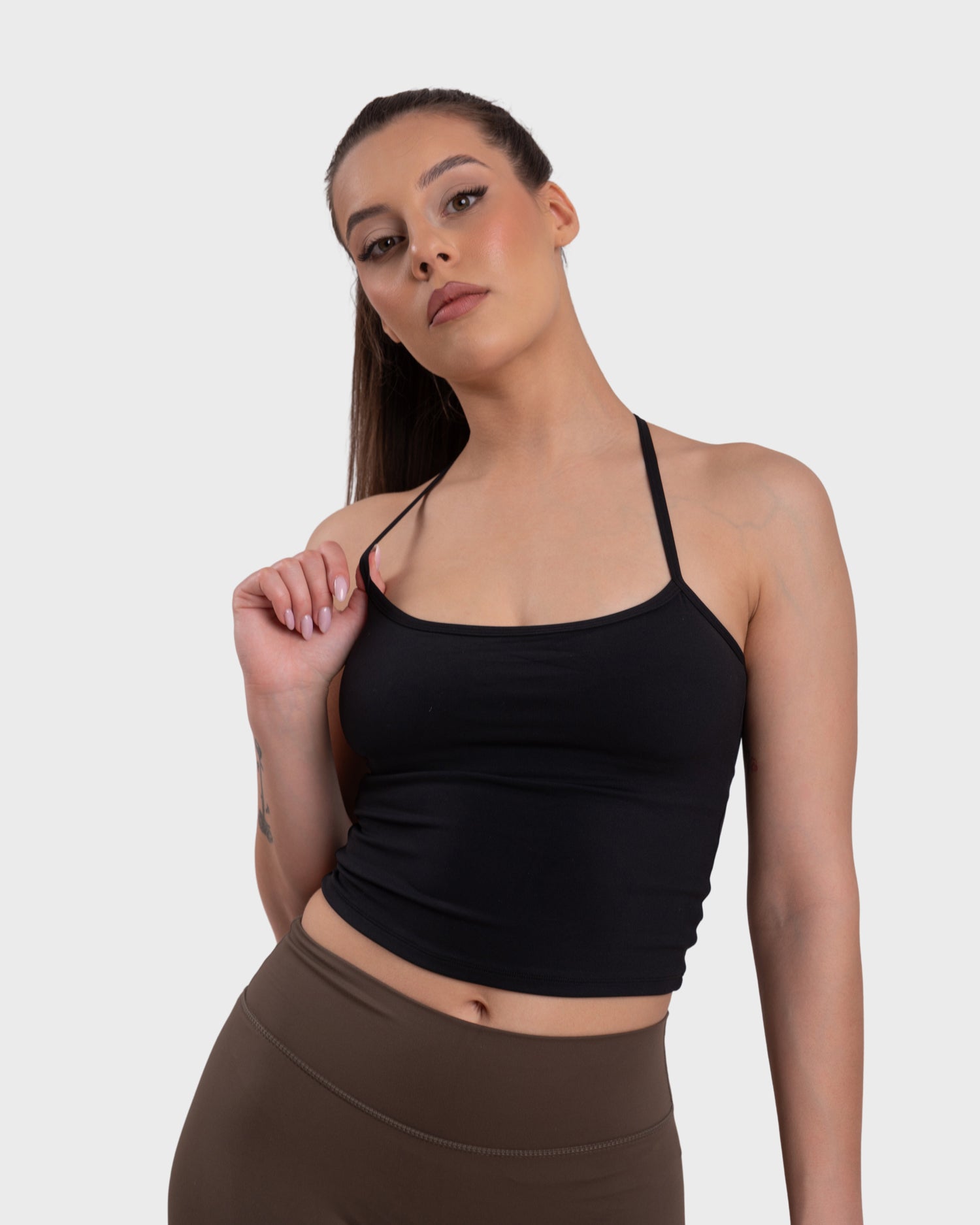 Core Halter Top - Black