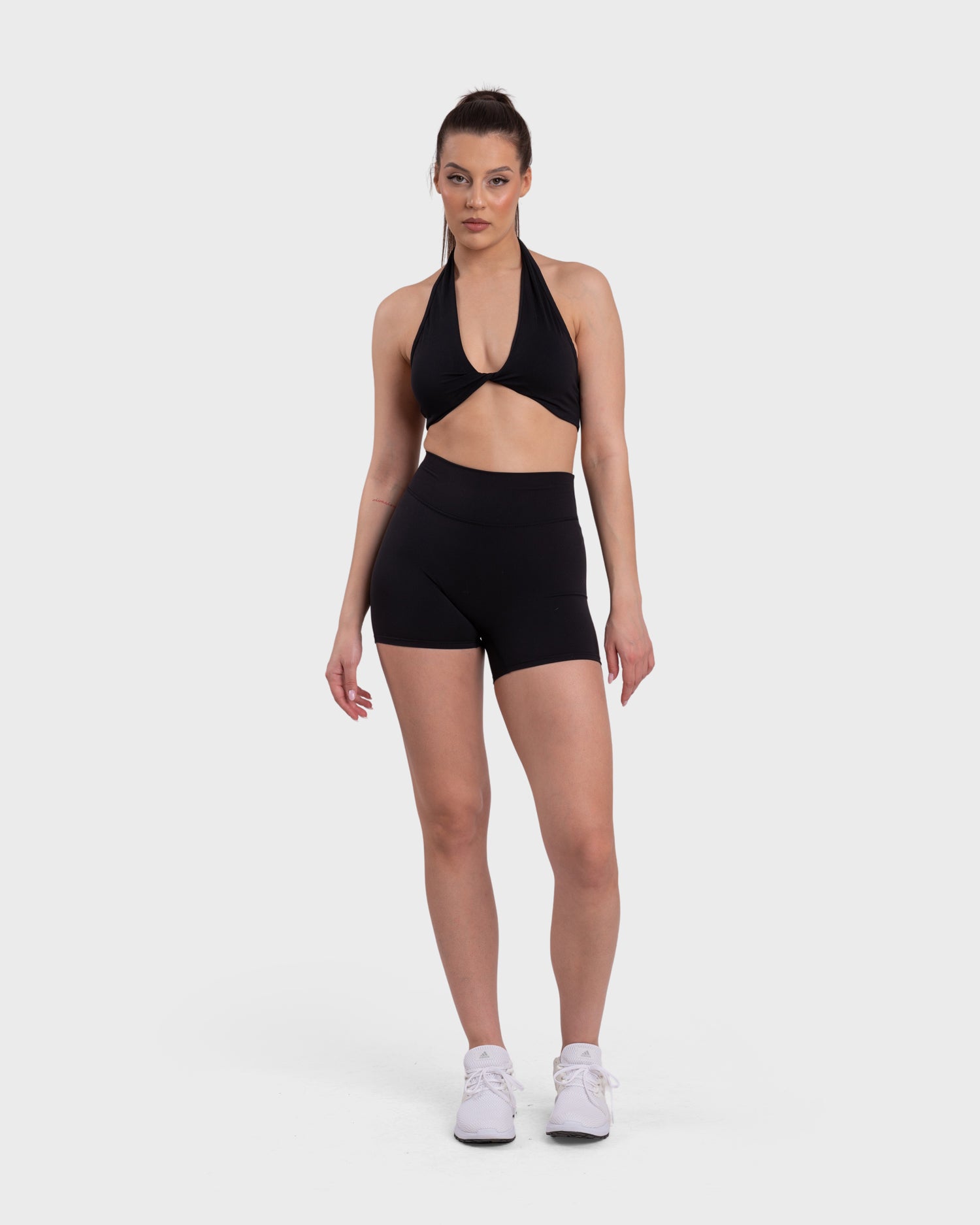 Core Halter Bralette - Black