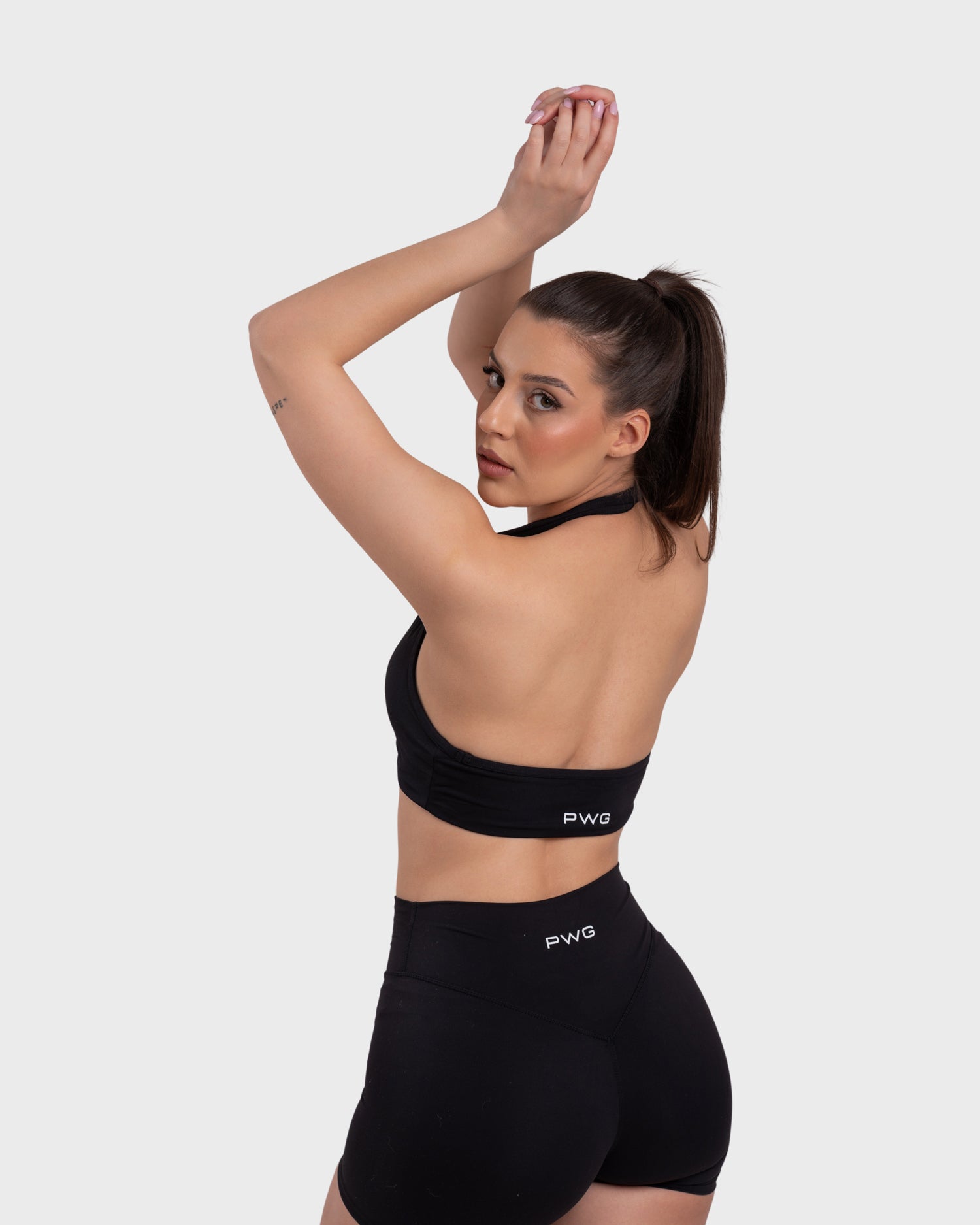 Core Halter Bralette - Black