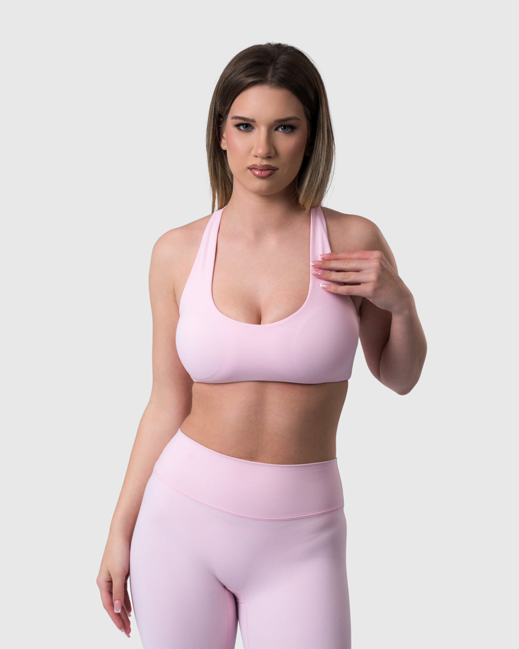 Core Sports Bra - Baby Pink