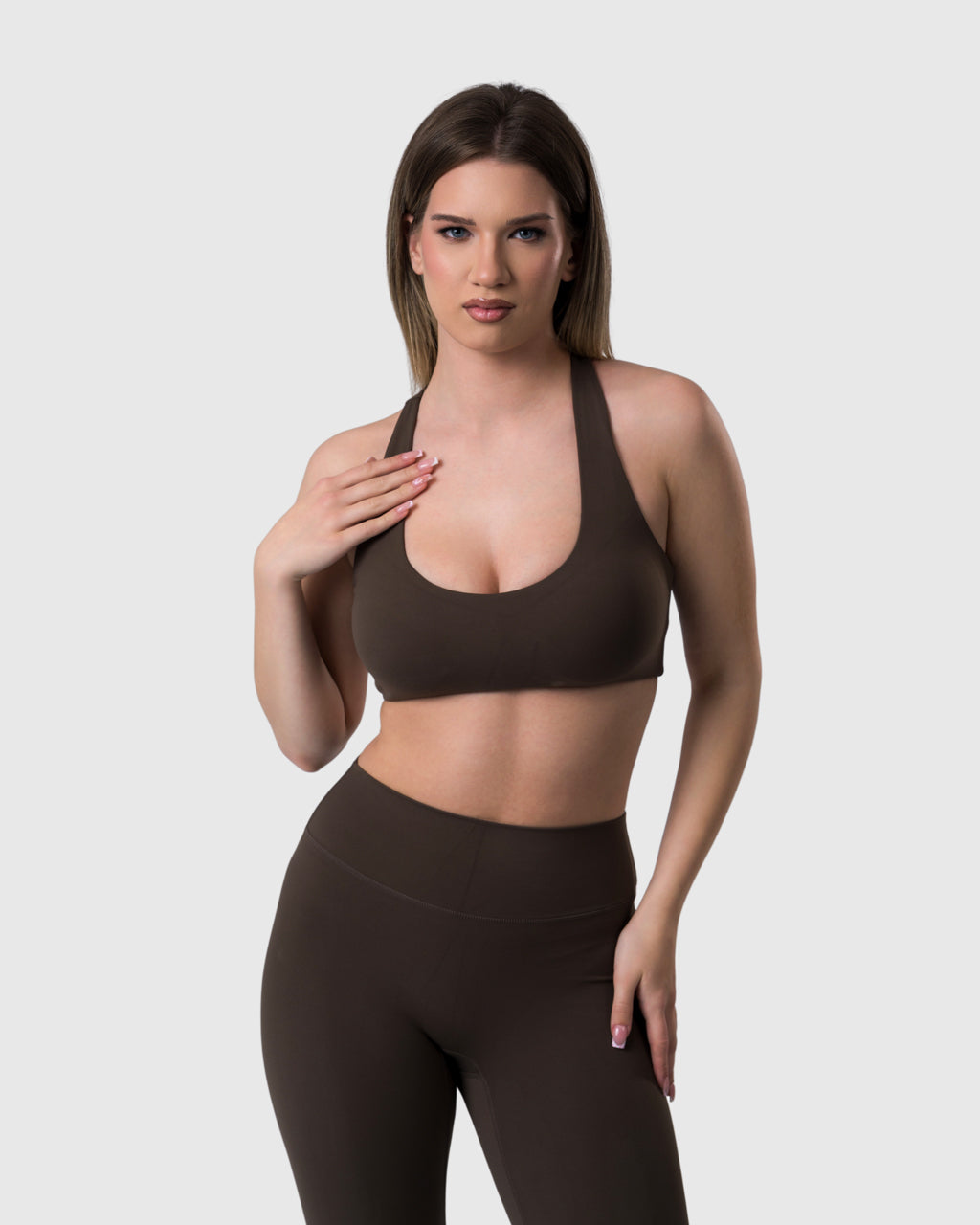 Core Sports Bra - Mocha