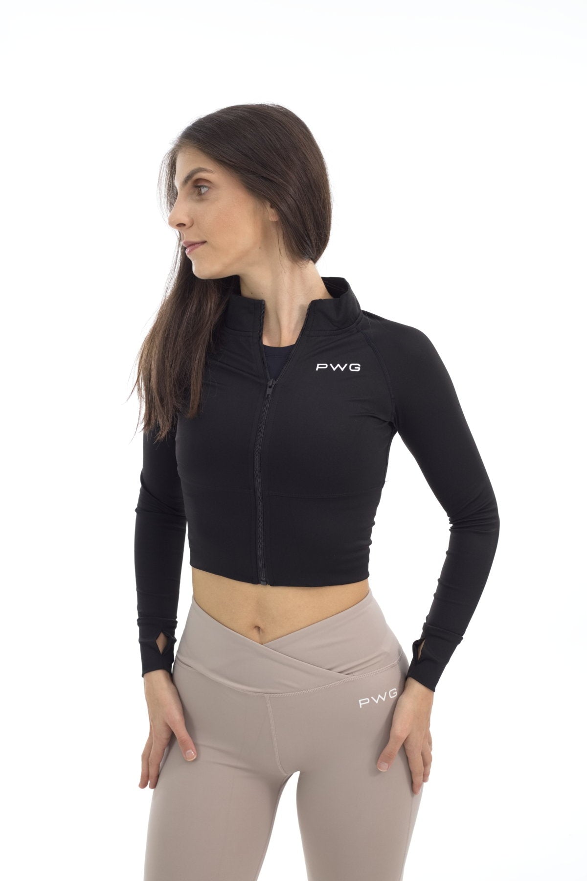 Power gym best sale zip through jacket